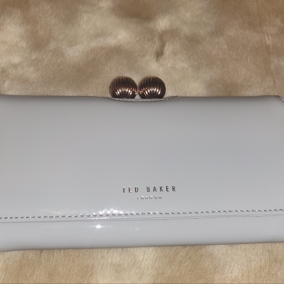 Ted Baker London Patent Leather Bobble Wallet - Picture 2 of 11